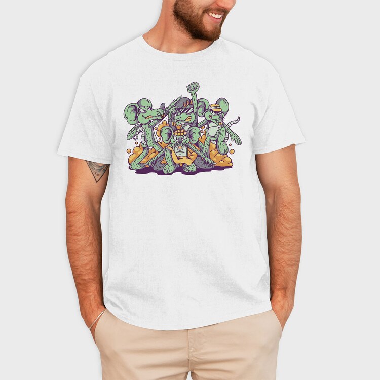 Rat Gang, Tricou Barbati (Unisex)