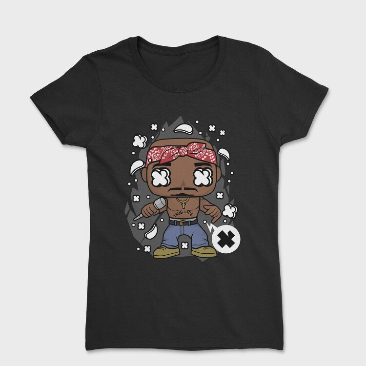 Thug Life Rapper, Tricou Femei