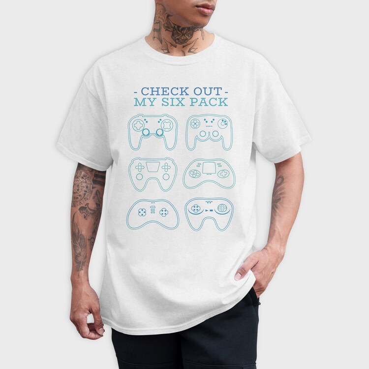 Six Pack Joystick, Tricou Barbati (Unisex)