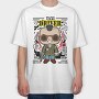 Taxi Driver Pop Art, Tricou Oversize Barbati (Unisex)