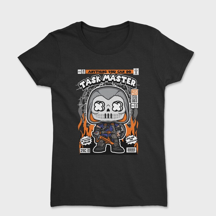 Taskmaster Skull Fire, Tricou Femei
