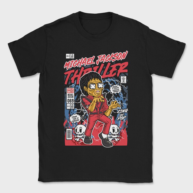 Thriller King Of Pop, Tricou Barbati (Unisex)