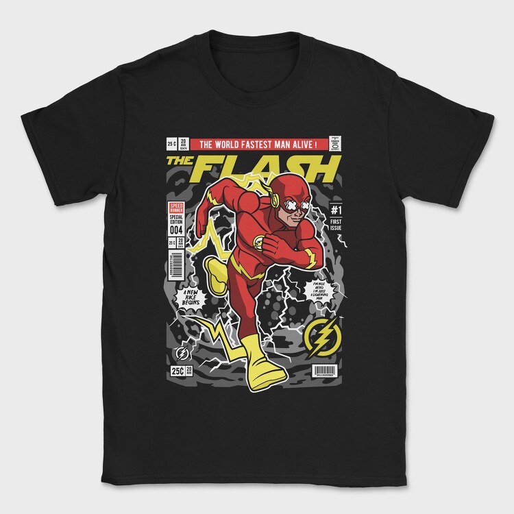 The Flash Lightning Bolt, Tricou Barbati (Unisex)
