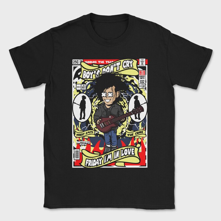 The Cure Rockstar, Tricou Barbati (Unisex)