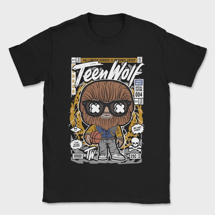 Teen Wolf Horror Comic, Tricou Barbati (Unisex)