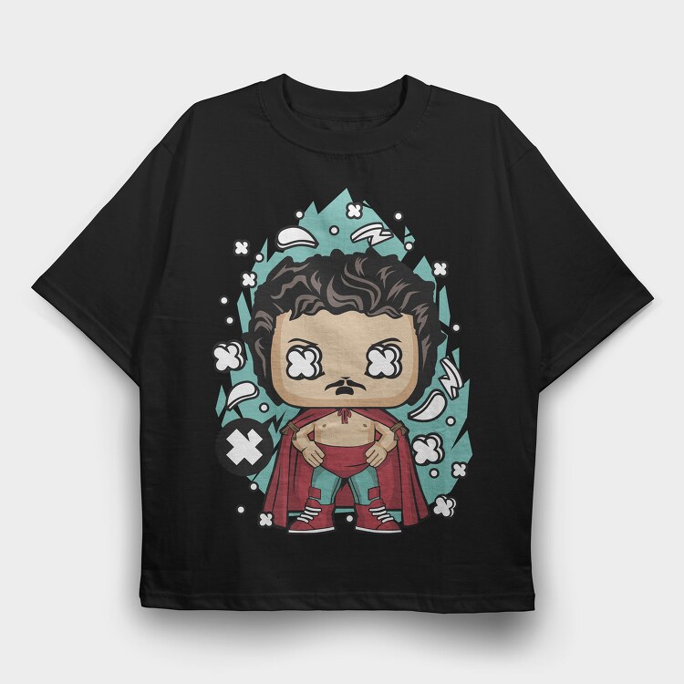 Superhero Pop Art, Tricou Oversize Barbati (Unisex)