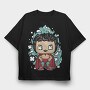 Superhero Pop Art, Tricou Oversize Barbati (Unisex)