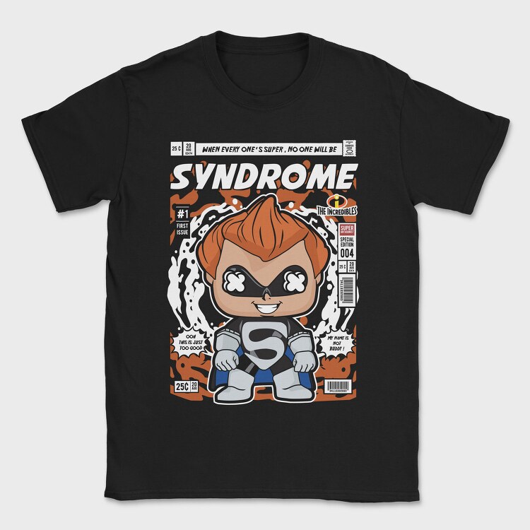 Superhero Chibi Comic, Tricou Barbati (Unisex)