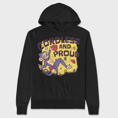 Cordless Monkey Pride, Hanorac Oversize Barbati (Unisex)
