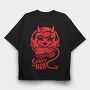 Curvy As Hell, Tricou Oversize Barbati (Unisex)