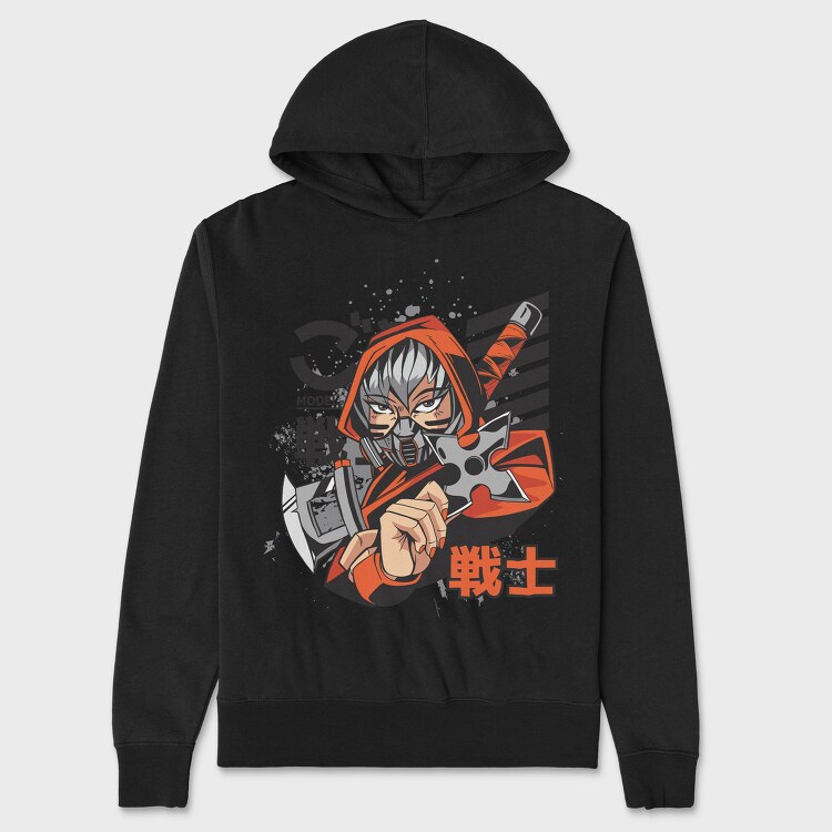 Cyber Warrior, Hanorac Oversize Barbati (Unisex)