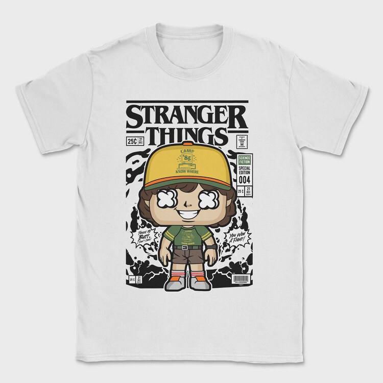 Stranger Things Comic Cap, Tricou Barbati (Unisex)