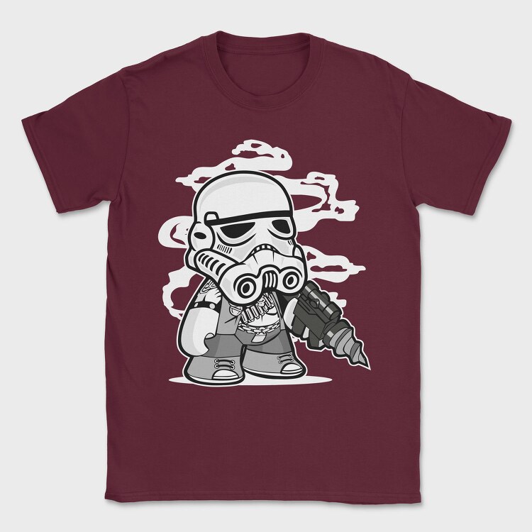 Stormtrooper Chibi, Tricou Barbati (Unisex)