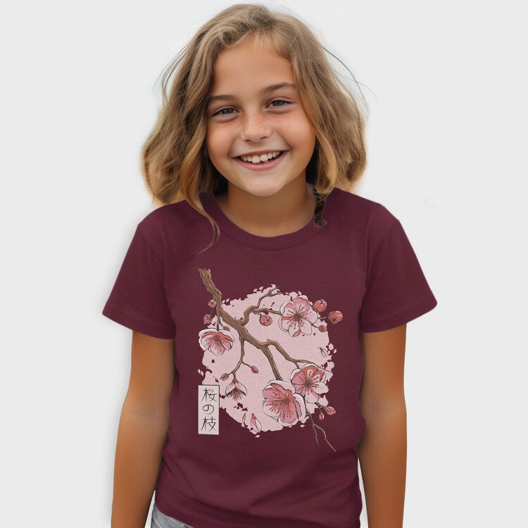 Sakura Blossom Flower, Tricou Copii