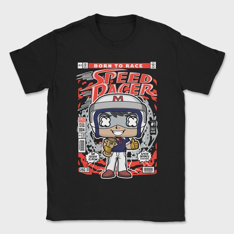 Speed Racer Comic, Tricou Barbati (Unisex)