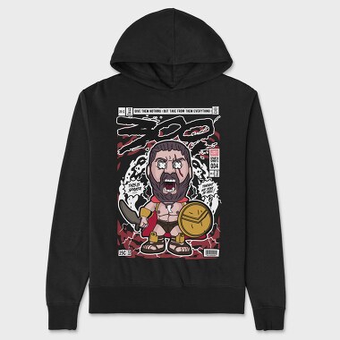 Sparta Warrior Roar, Hanorac Oversize Barbati (Unisex)