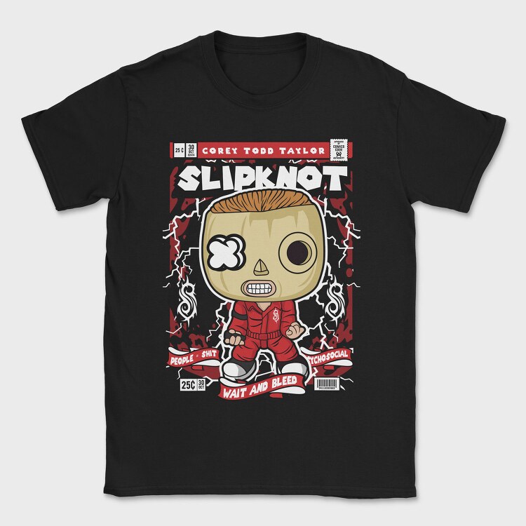 Slipknot Pop Vinyl, Tricou Barbati (Unisex)
