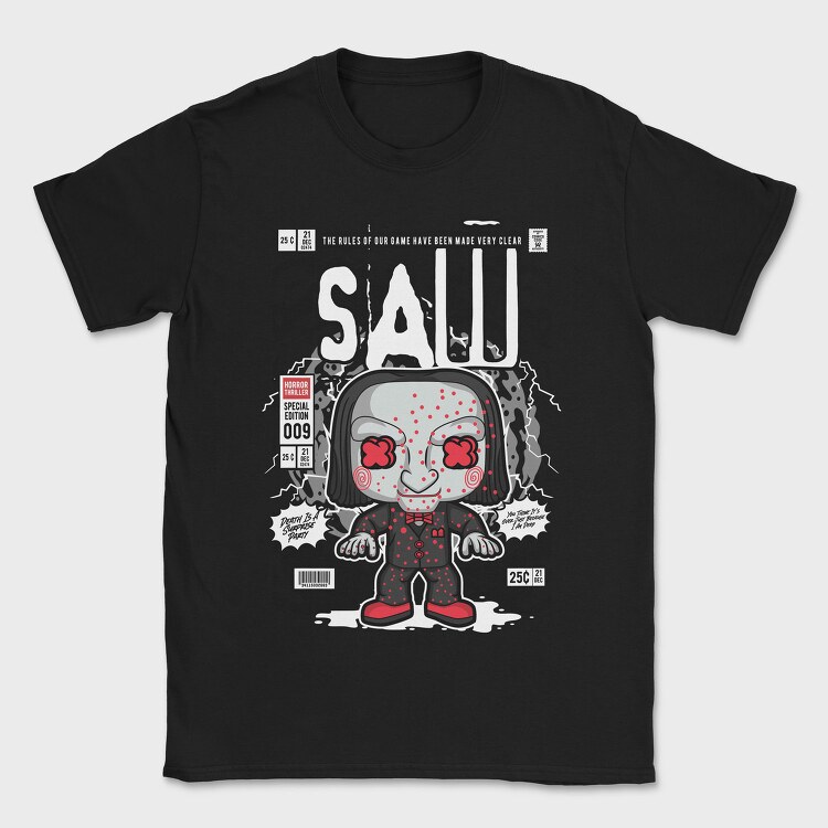 Saw Horror Icon, Tricou Barbati (Unisex)