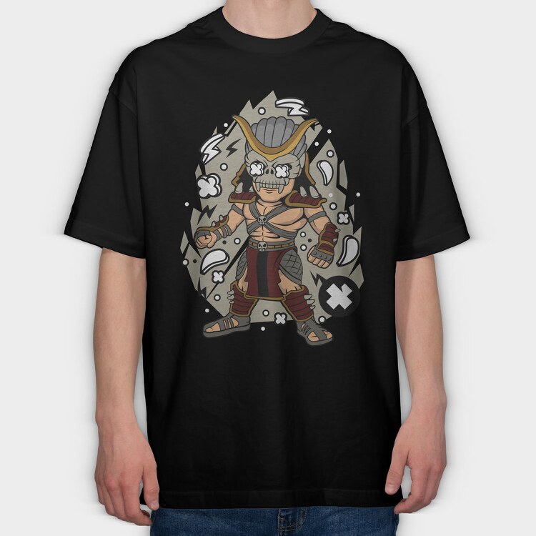 Savage Samurai Strike, Tricou Oversize Barbati (Unisex)