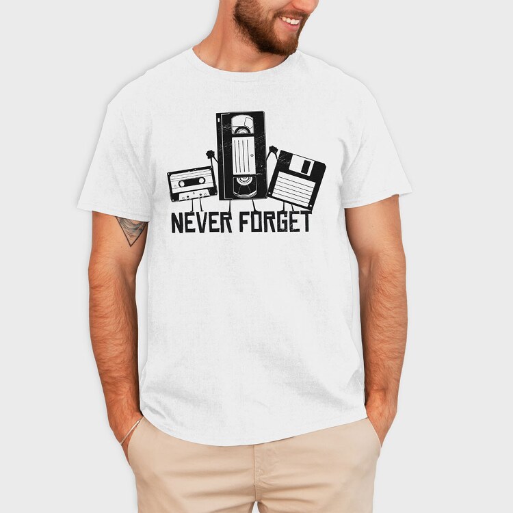 Never Forget, Tricou Barbati (Unisex)