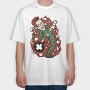Question Mark Clown, Tricou Oversize Barbati (Unisex)