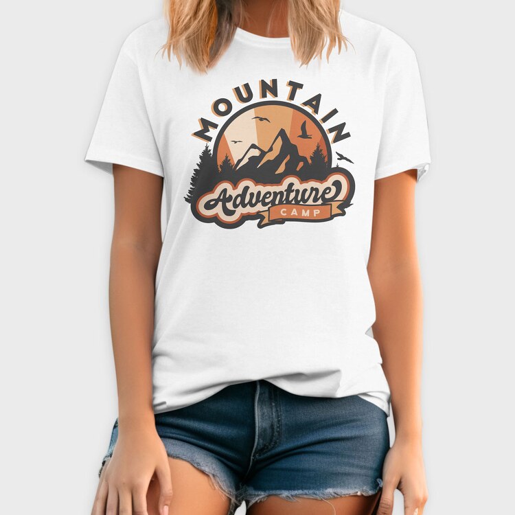 Mountain Adventure Camp, Tricou Barbati (Unisex)