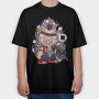 Punk Rock Warrior, Tricou Oversize Barbati (Unisex)