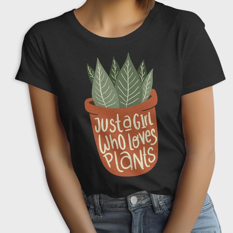 Girl Who Loves Plants, Tricou Femei