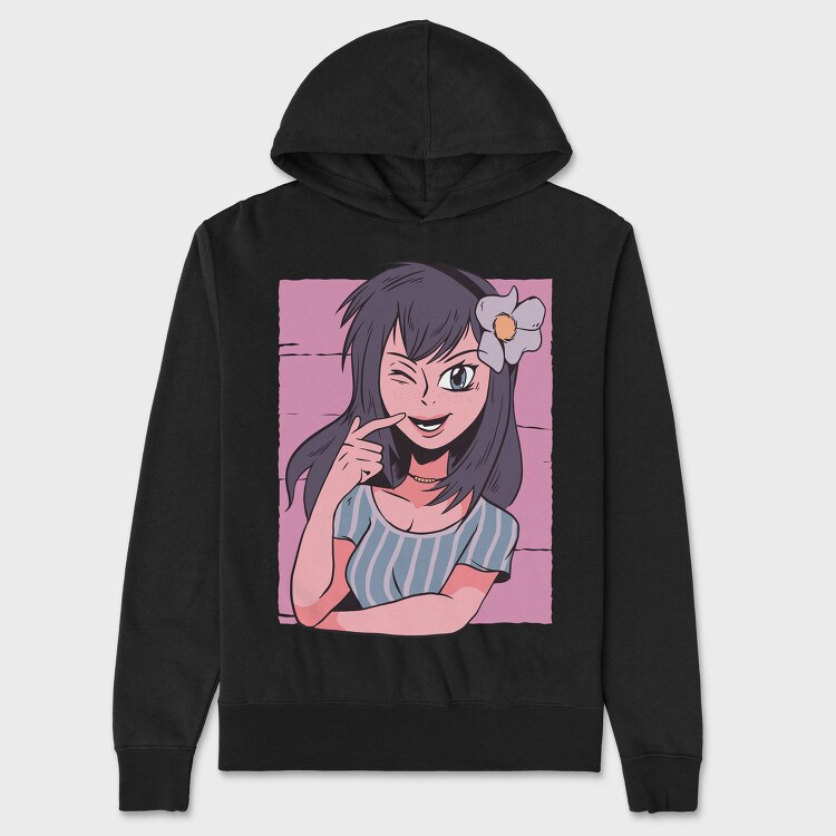 Flowergirl, Hanorac Oversize Barbati (Unisex)