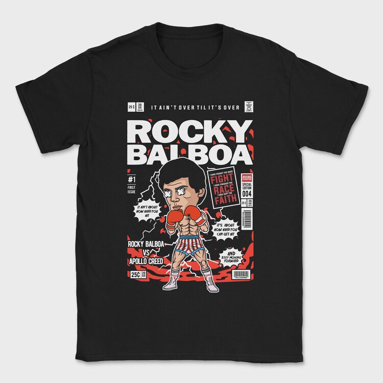 Rocky Boxing Legend, Tricou Barbati (Unisex)