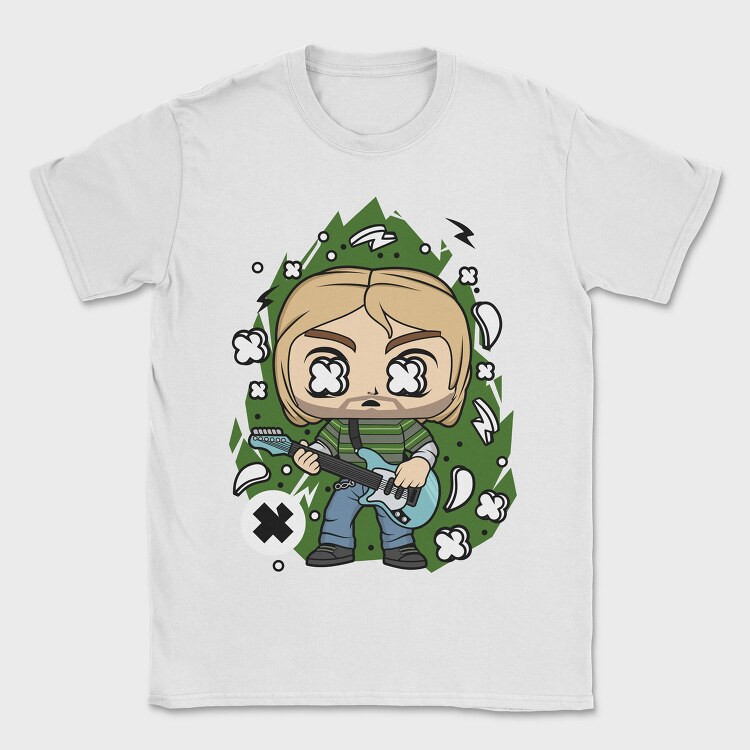 Rockstar Guitar Hero, Tricou Barbati (Unisex)
