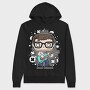 Rockstar Glasses Guitar, Hanorac Oversize Barbati (Unisex)