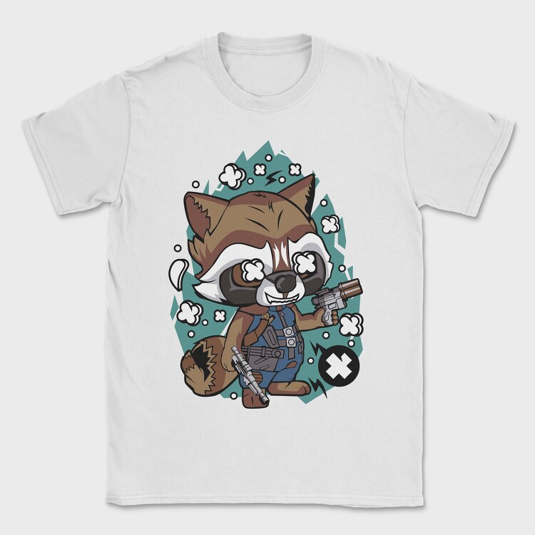 Rocket Raccoon Revolution, Tricou Barbati (Unisex)