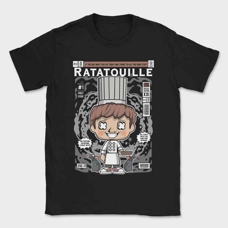Ratatouille Chef, Tricou Barbati (Unisex)