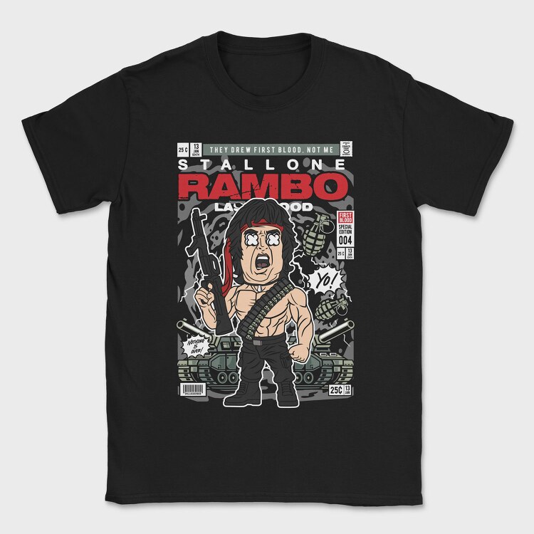 Rambos Roar, Tricou Barbati (Unisex)