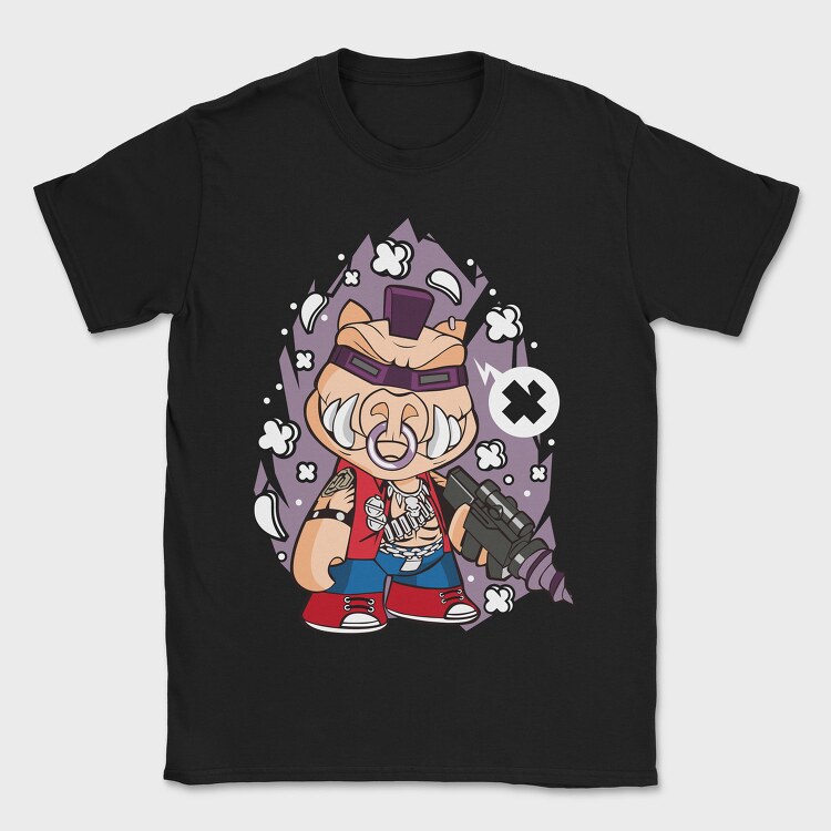 Punk Rock Warrior, Tricou Barbati (Unisex)