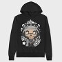 Punk Rock Warrior 1, Hanorac Oversize Barbati (Unisex)