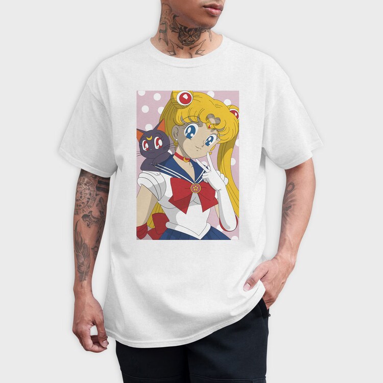 Sailor Moon 9, Tricou Barbati (Unisex)