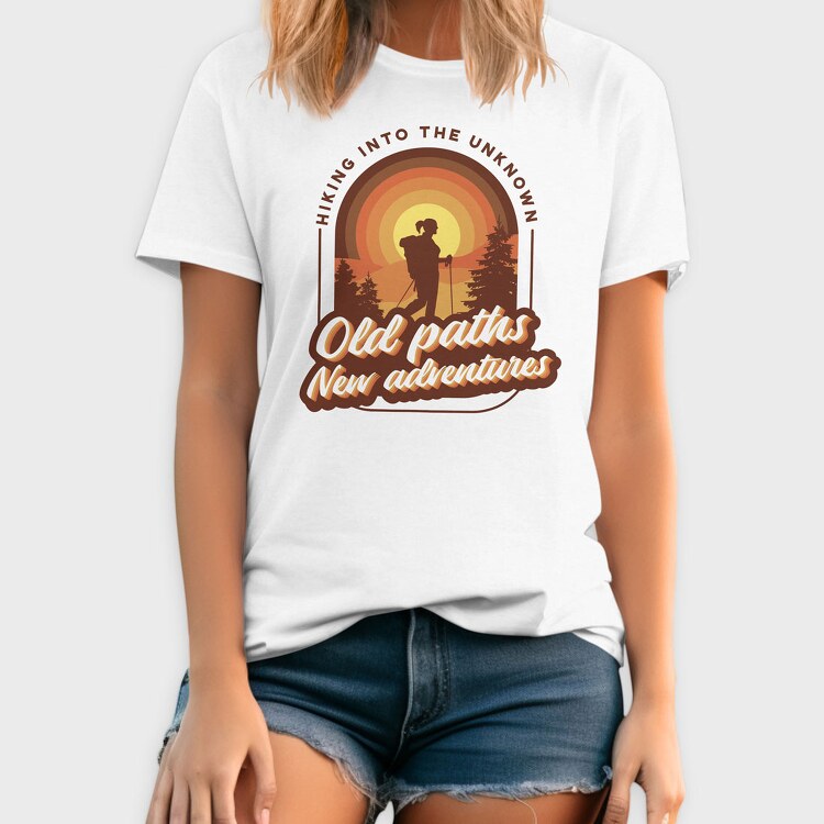 Old Paths New Adventures, Tricou Barbati (Unisex)