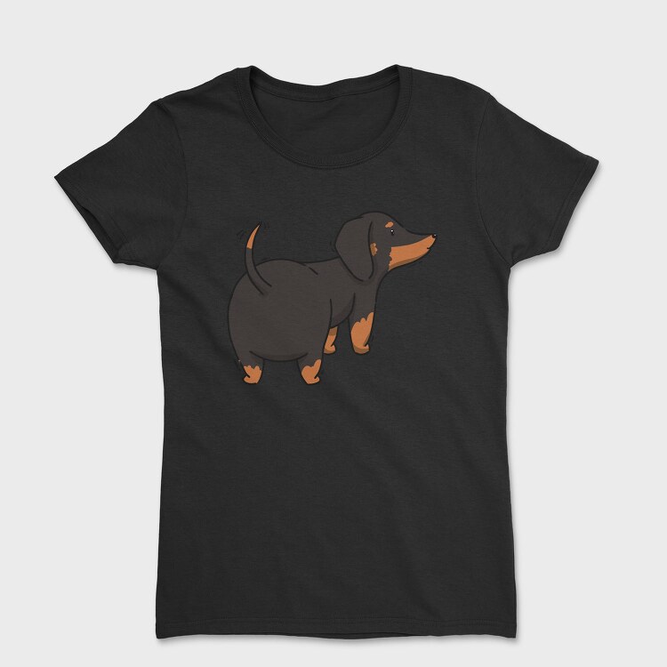 Dachshund Dog, Tricou Femei