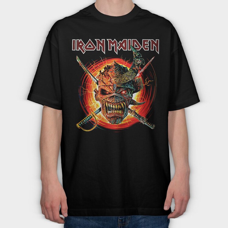 Iron Maiden 7, Tricou Oversize Barbati (Unisex)