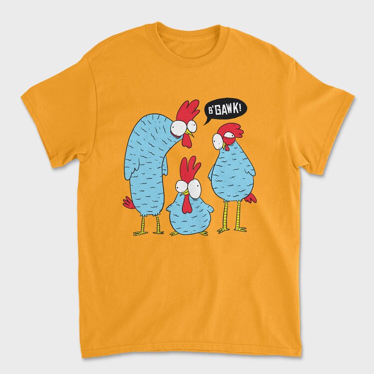 Crazy Chicken, Tricou Barbati (Unisex)
