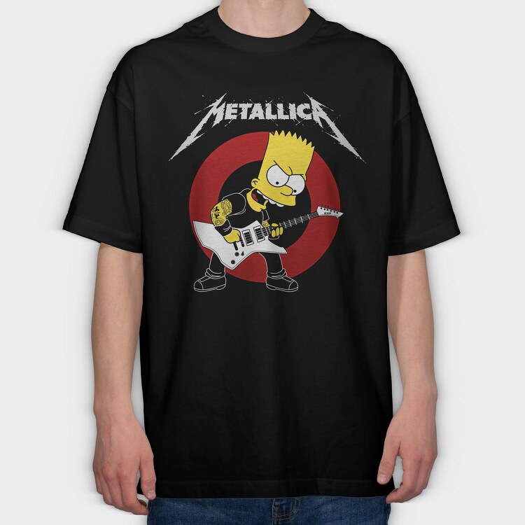 Metallica 5, Tricou Oversize Barbati (Unisex)