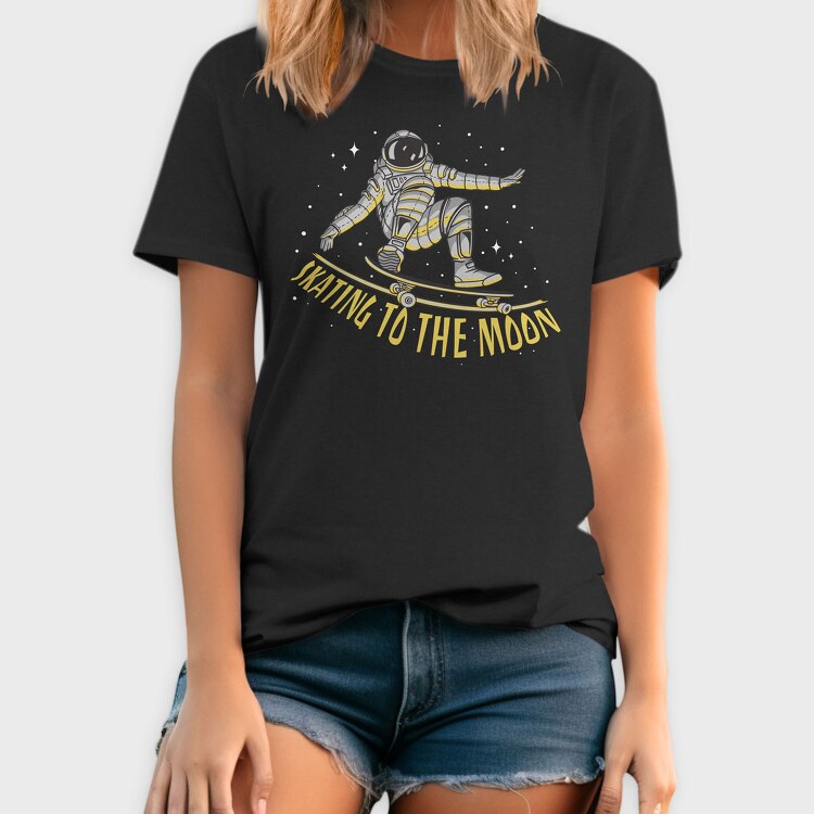 Skating to the Moon, Tricou Barbati (Unisex)