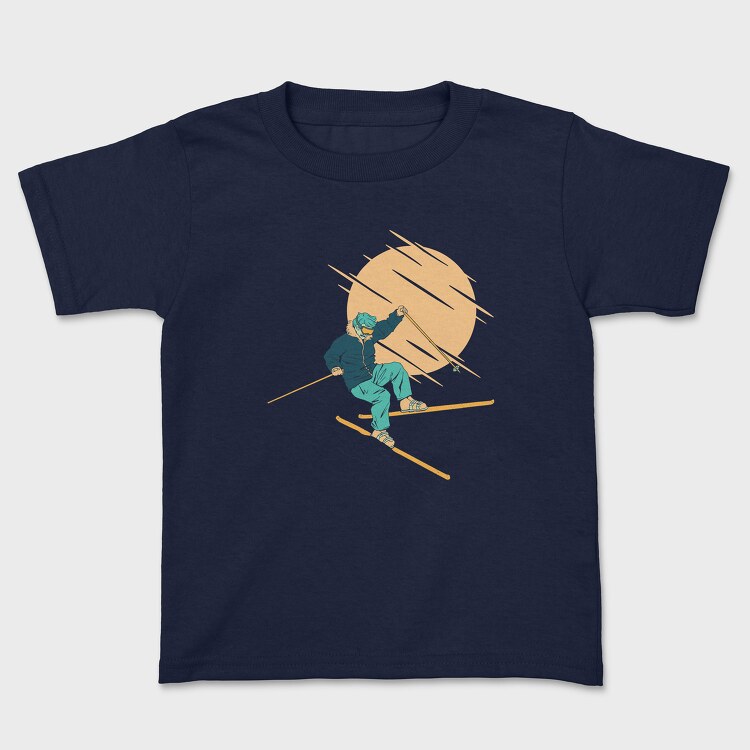 Skier Falling, Tricou Copii