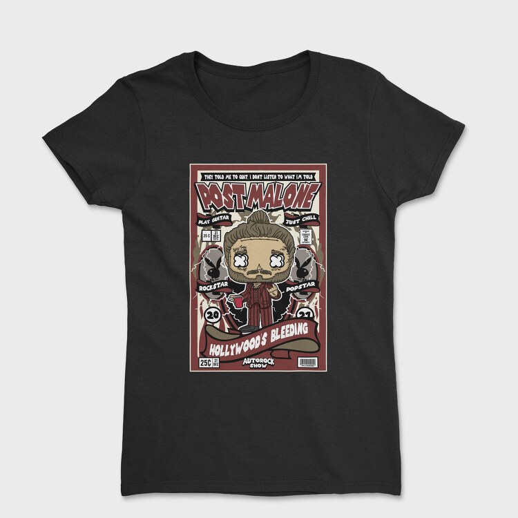 Post Malone Rockstar, Tricou Femei