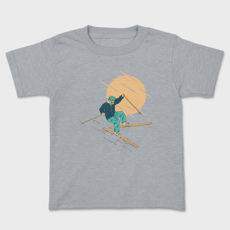 Skier Falling, Tricou Copii