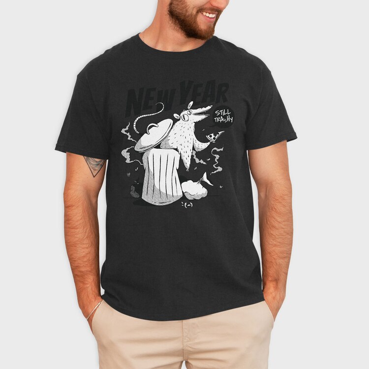 New Year Trash, Tricou Barbati (Unisex)