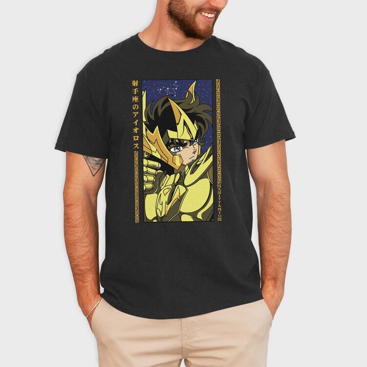 Saint Seiya 10, Tricou Barbati (Unisex)