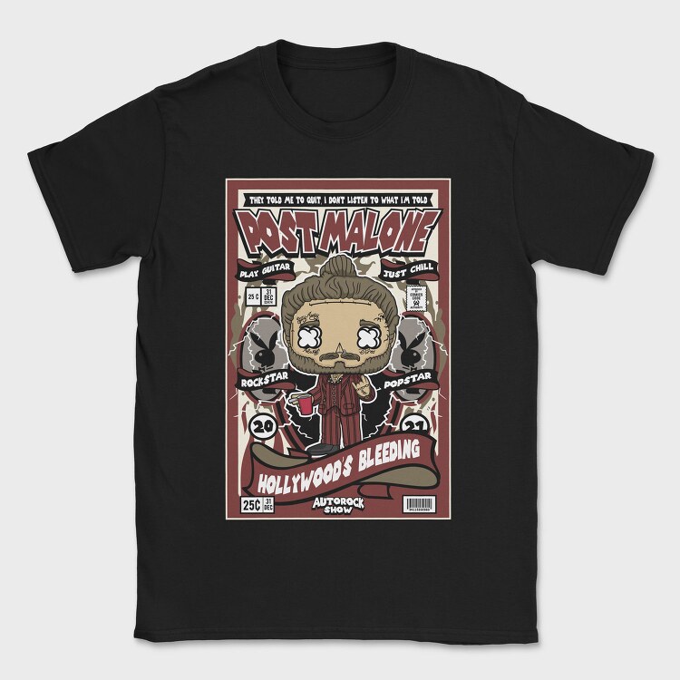 Post Malone Rockstar, Tricou Barbati (Unisex)